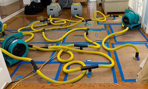 Professional Storm Water Damage Restoration technician working in Frazeysburg, OH